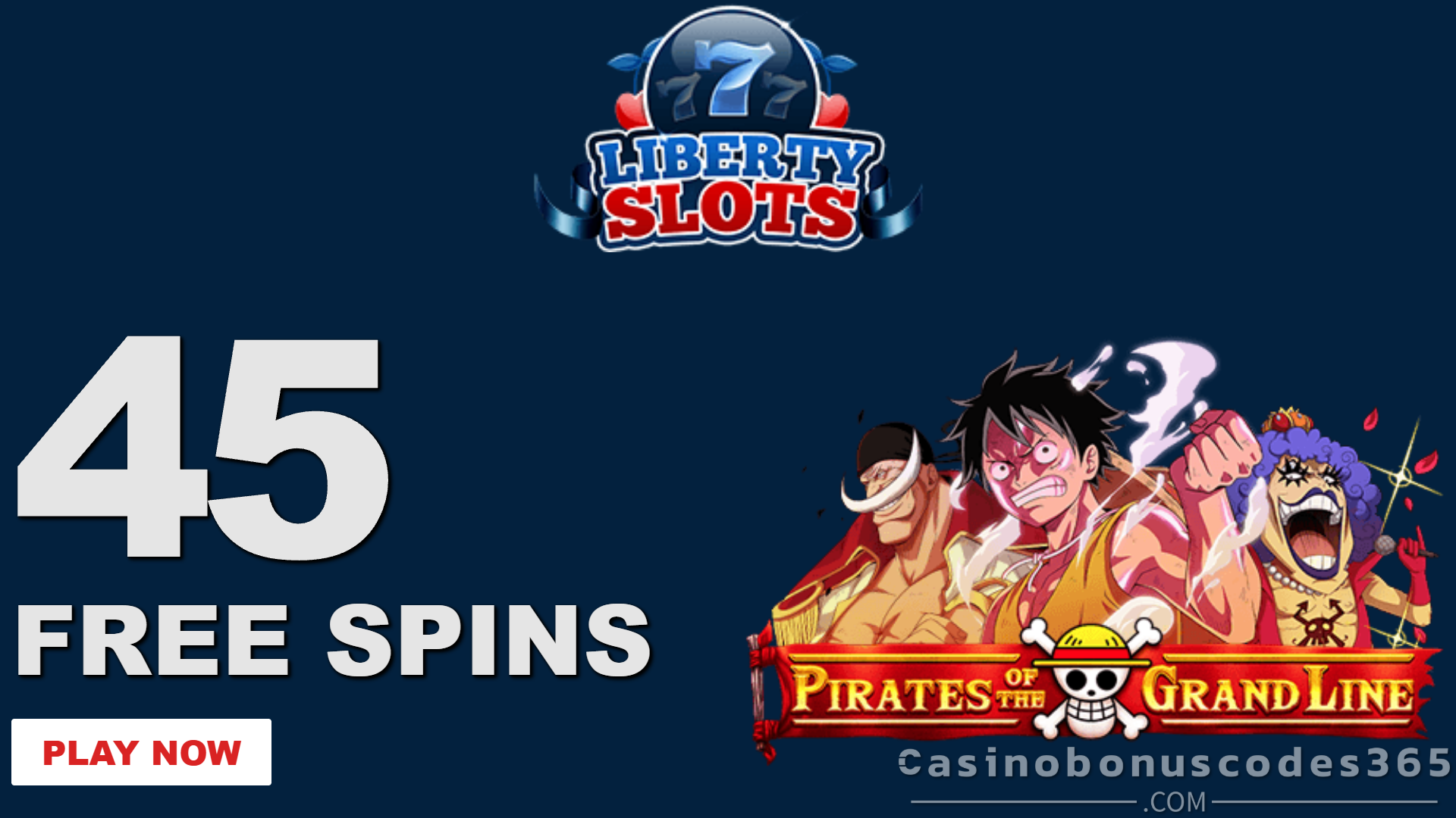Liberty Slots WGS Pirates of the Grand Line FREE Spins